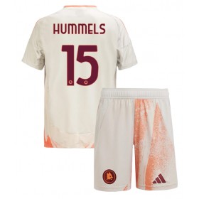 Dětské fotbalový komplet AS Roma Mats Hummels #15 Venkovní košile 2024-25 Krátkým Rukávem